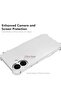 iPhone 16 Plus Clear Back Air Cushion Case – Soft Silicone Shockproof Anti-Scratch Protective Bumper - 7