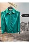 Women's Plain Blouse with Accessory - 3