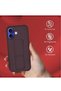 iPhone 16 Plus Maroon Magnetic Car Mount Case – Premium Silicone Multi-Stand Kickstand & Hand Strap - 7