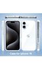 Phone 16 Cover Crystal Clear Case 6.1-Inch – Anti-Yellowing Soft Back Slim Shockproof TPU Anti-Scrat - 7
