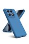 Xiaomi 14T Pro 5G Blue Case with Soft Silicone, Microfiber Inner Lining, Shockproof Protection, and