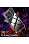 14T Pro Case with 2-Pack HD Tempered Glass Screen Protector | Anti-Fall Transparent TPU Cover with S - 4