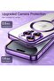 Electroplated Case for iPhone 15 Pro Max 6.7-Inch, Camera Lens Full Protection, Compatible with MagS - 5