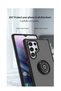 Case Cover Metal Ring Holder Grip Kickstand Car Magnetic Mount Shockproof Matte Hard Back Bumper Cas - 2