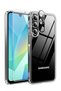 Samsung Galaxy A16 Clear Case Cover Anti-Yellowing Shockproof Bumper Phone Cover with Screen Protect