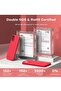 5 in 1 Designed for iPhone 14 Plus Case, with 2 Pack Screen Protector + 2 Pack Camera Lens Protector - 4