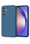 Navy Blue Soft Silicone Case for Samsung Galaxy A54 5G – 6.4-Inch, Military Grade Drop Protection, A