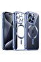 Electroplated Case for iPhone 15 Pro Max 6.7-Inch, Camera Lens Full Protection, Compatible with MagS