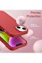 "5-in-1 iPhone 14 (6.1-Inch) Red Silicone Case - With 2 Screen Protectors & 2 Camera Lens Protectors - 5