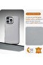 Classic European Leather Phone Case for iPhone 16 Pro – Gladius/Grey, Smoothens & Softens Over Time, - 3