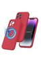 iPhone 14 Pro Max + 2 Pack Tempered Glass Screen Protector Magsafe Case Silicone Phone Case with Mic