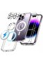 iPhone 15 Pro Max Clear Case by – 5-in-1 Protection Bundle with 2 Pack Tempered Glass Screen Protect