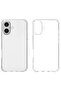 iPhone 16 Plus Clear Back Air Cushion Case – Soft Silicone Shockproof Anti-Scratch Protective Bumper - 4