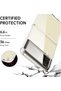 Case for Samsung Galaxy Z flip 4 5G 2022, Clear Slim Phone Case with Transparent Hard PC Back, Soft - 4