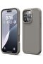 Space Grey iPhone 16 Pro Case – Slim Shockproof Full Body Protection with Soft Microfiber Lining, Sc