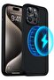 Magnetic Liquid Silicone Compatible for iPhone 15 Pro Max Case,Compatible with MagSAFE Charging Mili