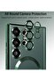 Magnetic Clear Case for Samsung Galaxy S23 Ultra with Camera Lens Protector Magsafe Compatible Elect - 2