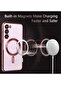 Magnetic Clear Case for Samsung Galaxy S23 with Camera Lens Protector Magsafe Compatible Electroplat - 2