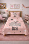 Sleeping Bear Cloud Star Baby Pique Set - Fairytale Dream Nordic Powder Gray Decorative Bedspread - 7