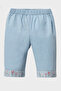Floral Denim Set 100% Cotton Baby Girl 2 Piece Set - 4