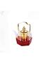 1300ml Glass Teapot with Gold Infuser & Handle, Heat-Resistant Clear Tea Maker with Mesh Filter