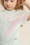 Girl's Sequin Star Detail Top and Bottom Set - 3