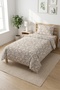 Geometric Rainbow Patterned Children's Pique Set-Minimal Youth Room Nordic Mink Beige Bedspread - 6