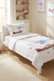 Airplane Cloudy Starry Child Single Pique Set-Sky Adventure Nordic Blue Bedspread - 4