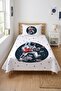 Astronaut Starry Space Themed Children's Pique Set-Galaxy Navy Blue White Decorative Bedspread - 3
