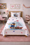 Sailor Teddy Bear Sailing Baby Pique Set-Cute Maritime Nordic Blue Red Bedspread - 4