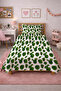 Cute Cactus Pattern Baby Pique Set-Botanical Safari Nordic Green White Decorative Bedspread - 5