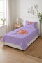 Ballerina Polka Dot Lilac Single Pique Set-Fairy Tale Dancer Modern Young Room Quilted Bedspread - 4