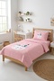 Cute Rabbit and Heart Baby Pique Set - Fairy Tale Themed Nordic Powder Coral Decorative Bedspread - 3