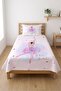 Ballerina Star Pastel Children's Single Pique Set-Princess Modern Pink Lilac Decorative Bedspread - 4