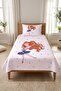 Polka Dot Ballerina Figure Baby Pique Set - Romantic Dance Theme Modern Navy Blue Quilted Bedspread