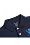 Kids’ Slim Fit Lion Embroidered Cotton Polo - 8