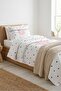 Heart Patterned Romantic Children's Pique Set-Cute Young Girl Modern Powder White Quilted Bedspread - 3