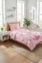 Butterfly Swing Fairy Girl Single Pique Set-Fairy Tale Spring Scandinavian Fuchsia Bedspread - 4