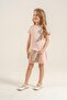Girl's Sequin Star Detail Top and Bottom Set