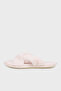 Soft Textured Cross Plush Slippers Slippers 6722001 - 4
