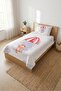 Cute Teddy Bear Parachute Cloudy Children's Pique Set-Adventure Nordic Red Decorative Bedspread - 6
