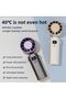 MAXPIX - Portable Handheld Bladeless Fan with LED Digital Display - 3