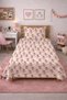 Cute Fox Cloudy Baby Pique Set - Fairy Tale Themed Nordic Powder Yellow Quilted Bedspread - 7