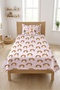 Rainbow Rabbit Patterned Baby Pique Set - Fairytale Joyful Nordic Mustard Powder Bedspread - 3