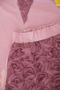 Girl's 3D Rose Patterned Shorts and Skirt Set |   Stylish Special Day Combination with Star Detail - 3