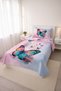 Butterfly Colorful Children's Baby Pique Set - Fairy Tale Themed Modern Pink Turquoise Decorative Bedspread - 4