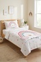 Rainbow Star Cloud Crowned Children's Pique Set - Fairytale Nordic Powder Mint Decorative Bedspread - 6