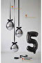 Silver Set - Silver Globe Balloon - Black Number Balloon - Globe Foil Balloon Silver Set 1 Year Old