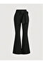 Bow Detailed Spanish Flare Leggings Trousers Romain Trends - Do6789