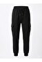 Boys' Black Jogger Sweatpants with Cargo Pockets - 3